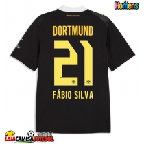 Camisa de Futebol Borussia Dortmund Fabio Silva #21 Equipamento Secundário 2026-27 Manga Curta